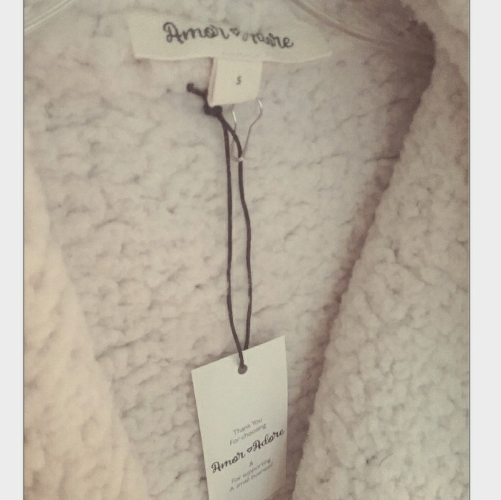 🔥SALE!!!💥NEW!💥SHEARLING FLEECE HOODED COAT - Picture 6 of 6